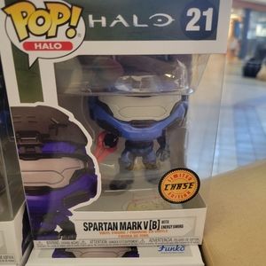 CHASE Halo spartan funko pop ** CHase